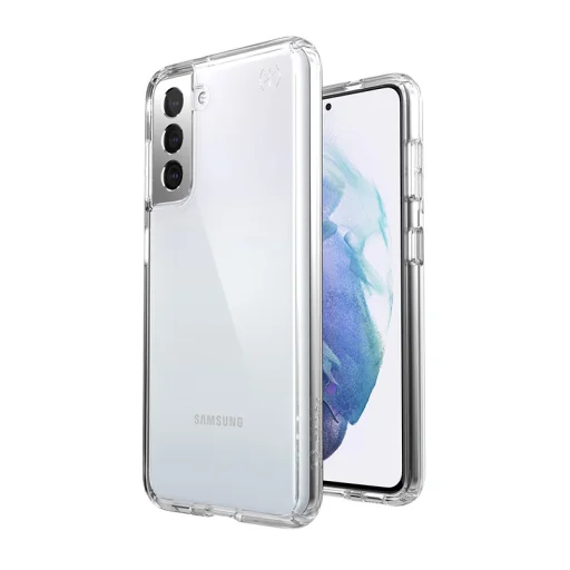 Samsung Galaxy S21 Speck Presidio Perfect-Clear tok Microban bevonattal áttetsző - 1