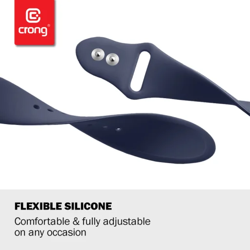 Crong Liquid szíj Apple watch 42/44/45 mm, burgundi színben - 5