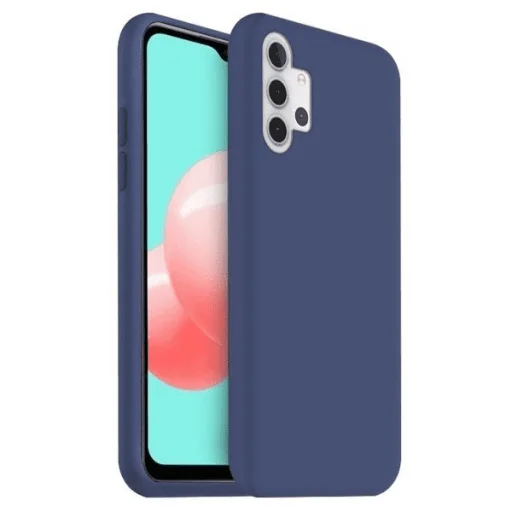 SAMSUNG A32 Matt gél tok sötétkék - 1