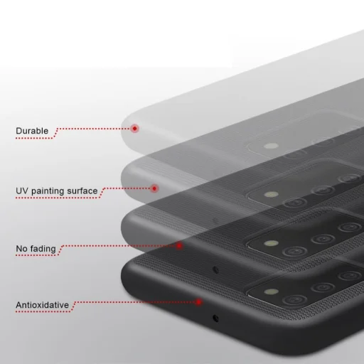 Nillkin Super Frosted Shield tok Samsung A02S fekete - 6