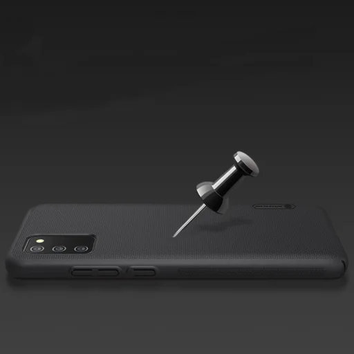 Nillkin Super Frosted Shield tok Samsung A02S fekete - 9