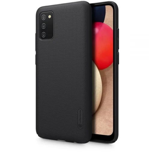 Nillkin Super Frosted Shield tok Samsung A02S fekete - 1