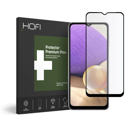 HOFI GLASS PRO+ Hybrid temperált üvegfólia Samsung A32 5G fekete - 1