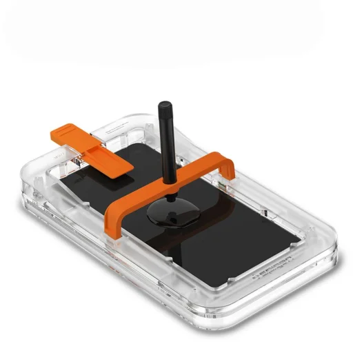 Spigen Glass.Tr Platinum kijelzővédő üvegfólia UV lámpával Samsung S21 Ultra (AGL02527) - 4