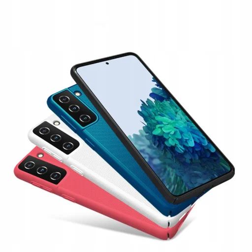 Samsung S21+ Plus Nillkin Super Frosted Shield tok piros - 2