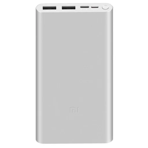 Xiaomi Mi PowerBank 3 gyorstöltéssel 10000mAh ezüst - 1
