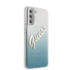 Samsung S21+ Plus Guess GUHCS21MPCUGLSBL Glitter Gradient Vintage tok flitteres világoskék thumbnail