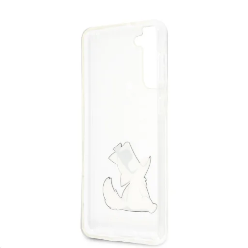 Samsung S21+ Plus átlátszó tok Karl Lagerfeld KLHCS21MCFNRC Choupette Fun - 4