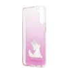 Samsung S21+ Plus pink tok Karl Lagerfeld KLHCS21MCFNRCPI Choupette Fun  thumbnail