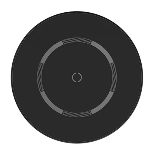 Baseus Simple Magnetic vezeték nélküli Qi töltő 15W iPhone 12 modellhez fekete (WXJK-E01) - 13