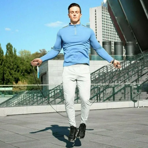 Crossfit - Fitness ugrálókötél ugrás számlálóval zöld - 4