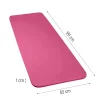 Wozinsky gymnastic csúszásmentes fitness matrac edzéshez 181cm x 63cm x 1cm pink (WNSP-PINK) - 3