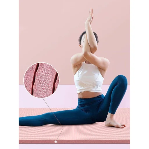 Wozinsky gymnastic csúszásmentes fitness matrac edzéshez 181cm x 63cm x 1cm fekete (WNSP-BLAC) - 9