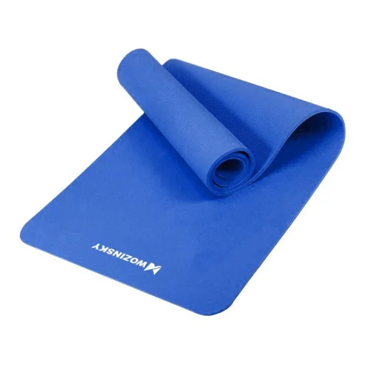 Wozinsky gymnastic csúszásmentes fitness matrac edzéshez 181cm x 63cm x 1cm kék (WNSP-BLUE) - 3