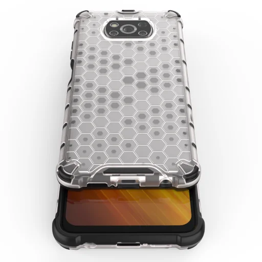 Honeycomb armor TPU tok Xiaomi Poco X3 NFC fekete - 6