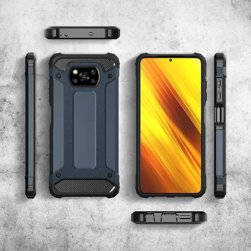 Hybrid Armor tok Xiaomi Poco X3 NFC kék - 4