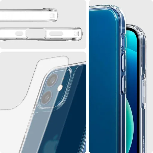 iPhone 12 Mini Spigen Quartz Hybrid tok Matt Clear (ACS02602) - 4