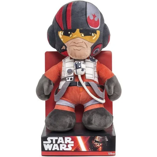 DISNEY STAR WARS Poe Dameron plüssfigura 25 cm - 1