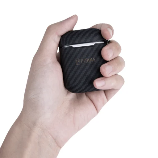 PITAKA Air Pal Mini  tok AirPods 1/2 fekete - 3