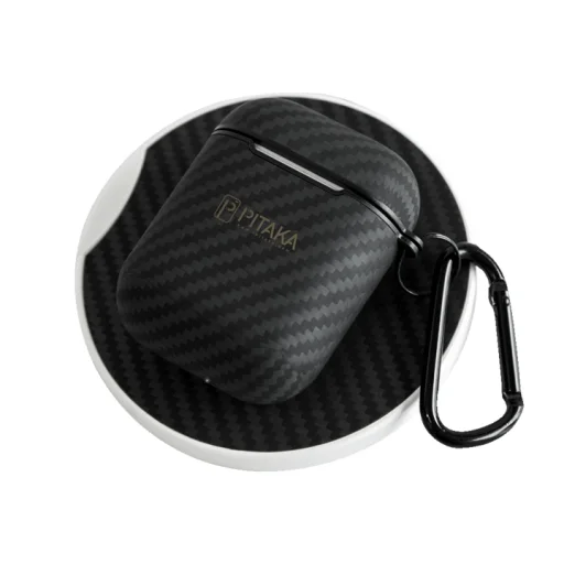 PITAKA Air Pal Mini  tok AirPods 1/2 fekete - 5
