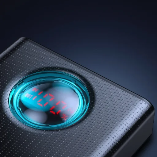 Baseus Ambilight 30000mAh powerbank 65W PD3.0 QC3.0 4x USB / 1x USB Type C + Type-C kábel fekete (PPLG-A01) - 14