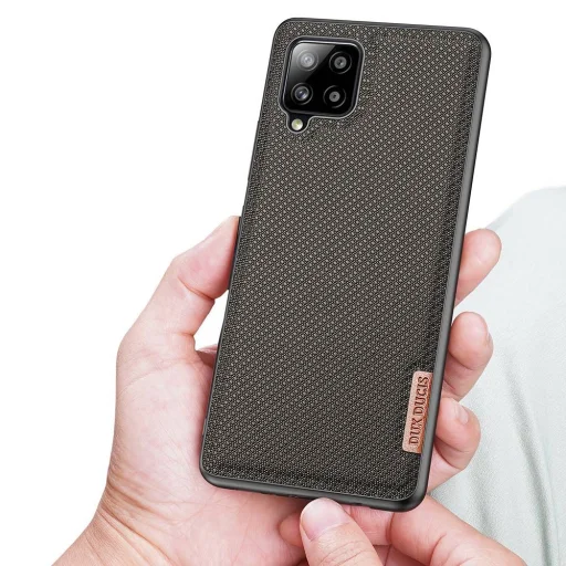 Dux Ducis Fino nylon bevonatú tok Samsung A42 5G zöld - 4