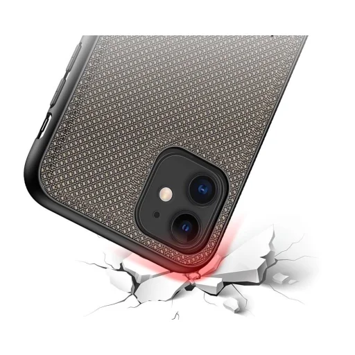 Dux Ducis Fino nylon bevonatú tok iPhone 11 zöld - 3