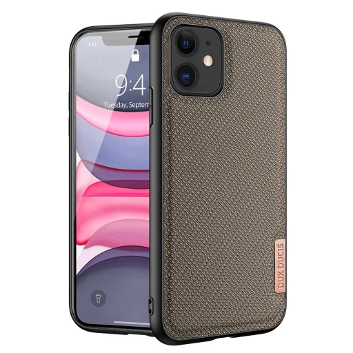 Dux Ducis Fino nylon bevonatú tok iPhone 11 zöld - 1