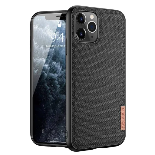 Dux Ducis Fino nylon bevonatú tok iPhone 11 Pro MAX fekete - 1