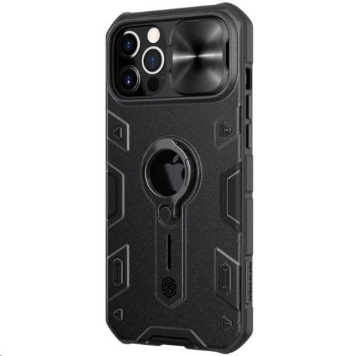 iPhone 12 Pro Max Nillkin CamShield Armor tok fekete (Hátlapi Logó kivágással) - 2