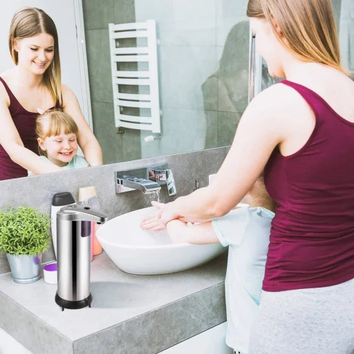 Magic automata érintés mentes szappan adagoló fém színű - 11