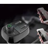 KAKU Jingying Bluetooth FM Transmitter + autós töltő  3.4A 2xUSB MP3 fekete (KSC-184) thumbnail