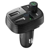 KAKU Jingying Bluetooth FM Transmitter + autós töltő  3.4A 2xUSB MP3 fekete (KSC-184) thumbnail