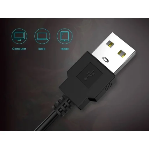 KAKU Yuantu három gombos optikai egér USB fekete (KSC-355) - 2