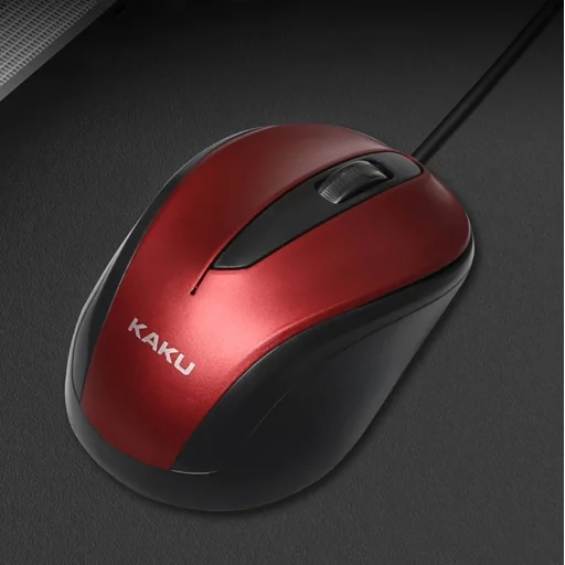 KAKU három gombos optikai egér USB piros (KSC-356) - 3