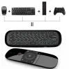 USB-s Univerzális Vezeték nélküli távirányító billentyűzettel 2.4G USB fekete angol kiosztás thumbnail