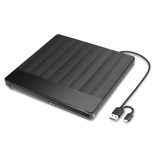 RayCue hordozható külső CD/DVD író/olvasó USB 3.0, Type-C csatlakozóval - 1