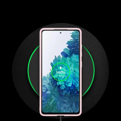 Samsung Galaxy S20 FE 5G Dux Ducis Yolo Elegáns Tok  TPU és PU anyagból készülékhez rózsaszín színben - 10