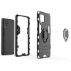 Ring Armor Case Kickstand telefontok Samsung Galaxy A42 5G készülékhez kék színben thumbnail