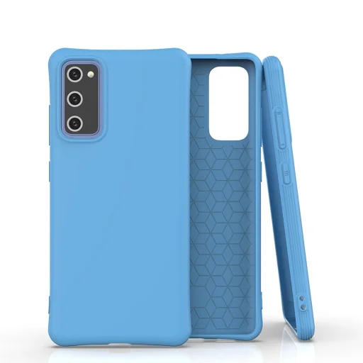 Soft Color Case flexibilis gél tok Samsung Galaxy S20 FE 5G készülékhez kék színben - 1