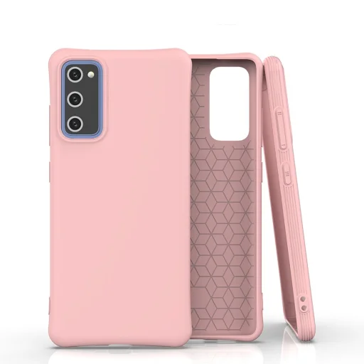 Soft Color Case flexibilis gél tok Samsung Galaxy S20 FE 5G készülékhez rózsaszín színben - 1