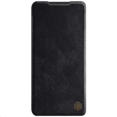 Samsung S21+ Plus Nillkin Qin bőr fliptok fekete