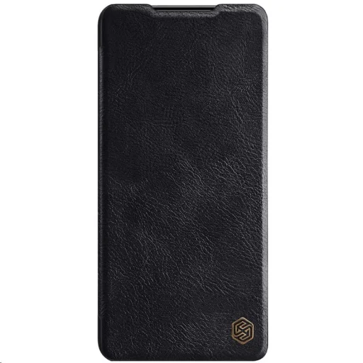 Samsung S21+ Plus Nillkin Qin bőr fliptok fekete - 1