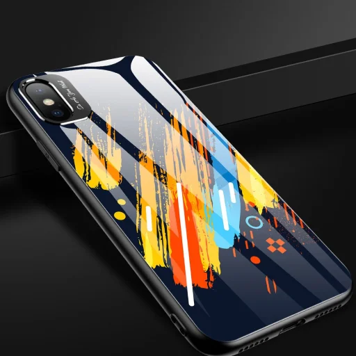 9H üveghátlapú tok és kameravédő iPhone XR - 10