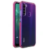 Xiaomi Redmi Note 8T Spring átlátszó TPU tok színes kerettel light pink thumbnail