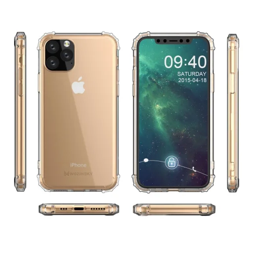 Wozinsky Anti Shock fokozott védelmet nyújtó tok iPhone 11 Pro átlátszó - 5