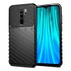 Thunder fokozott védelmet biztosító flexibilis TPU tok Xiaomi Redmi 9 fekete thumbnail