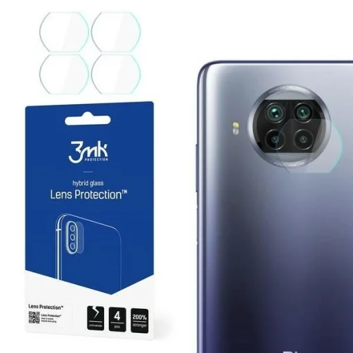 3MK Ochranné sklo na objektív Xiaomi Mi 10T Lite 4 ks - 1