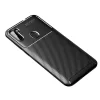 Samsung A11 / M11 Armored szénszál mintájú TPU tok fekete - 2