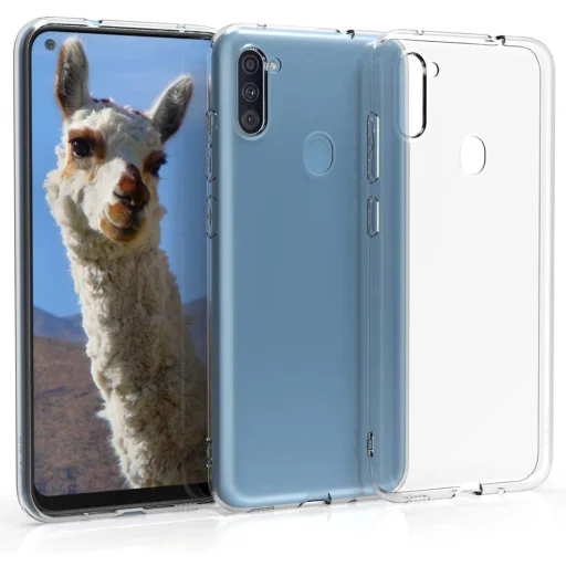 Ultravékony 0,2 mm TPU tok Samsung Galaxy A11 / M11 átlátszó - 5